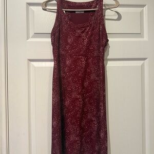 Columbia Burgundy Midi Dress
